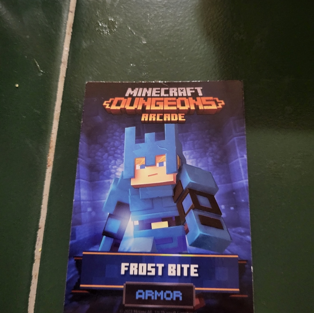 7 minecraft dungeons arcade cards